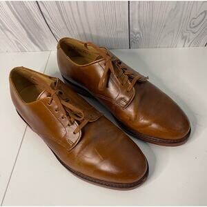 VTG Polo Country Ralph Lauren Made in USA Brown Leather Oxford Shoes Size 10
